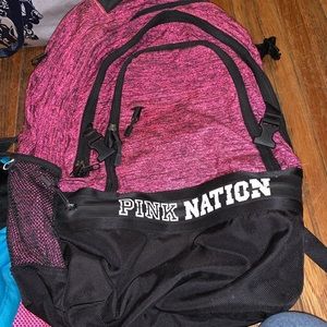 Pink nation backpack